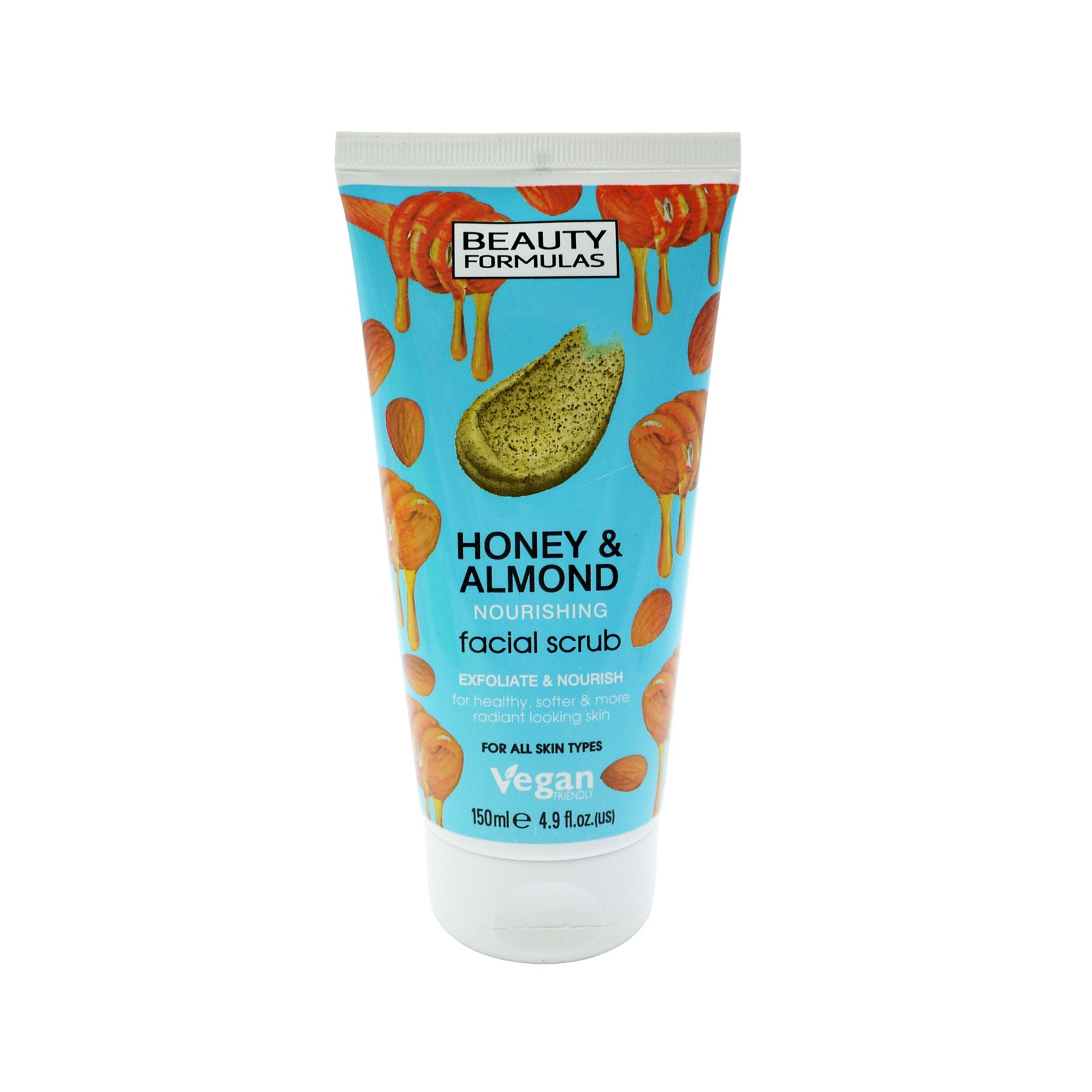Beauty Formulas Face Scrub Honey & Almond 150ml Beauty Formulas Face Scrub Honey & Almond 150ml